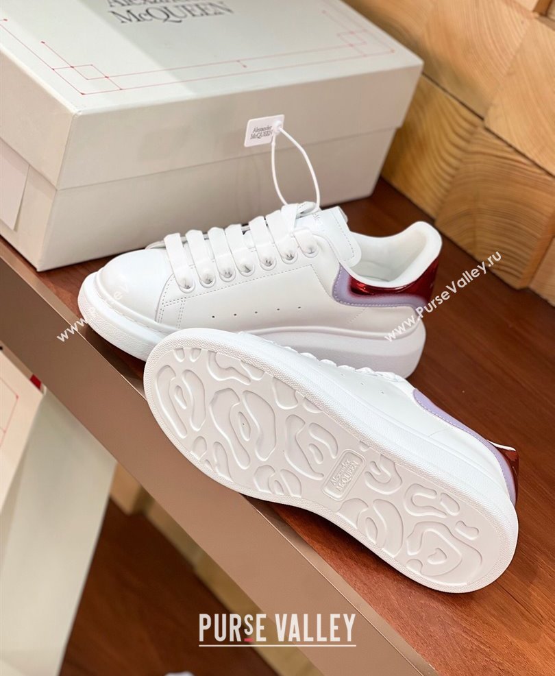 Alexander McQueen Oversized Women/Men Sneakers in Calf Leather 06 2024 (kaola-24030806)