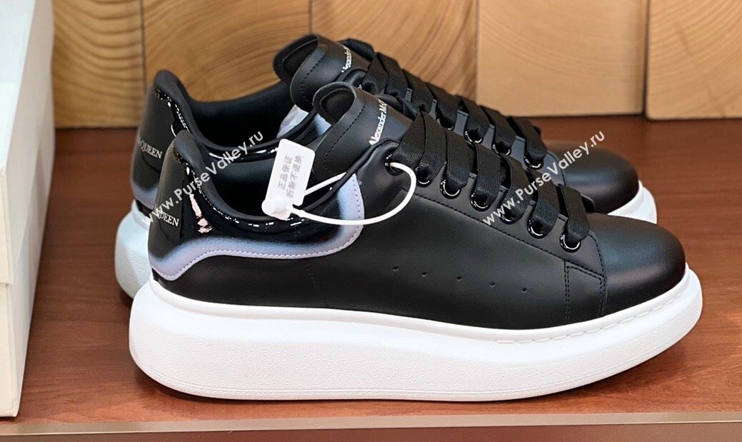 Alexander McQueen Oversized Women/Men Sneakers in Calf Leather 07 2024 (kaola-24030807)