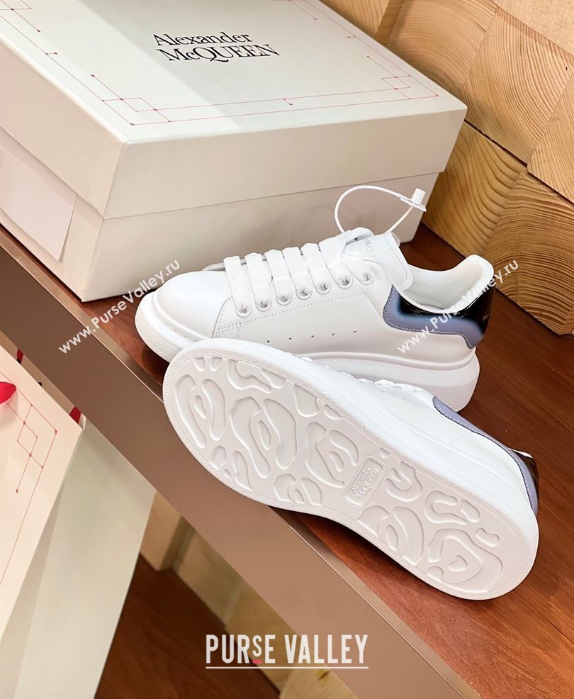 Alexander McQueen Oversized Women/Men Sneakers in Calf Leather 08 2024 (kaola-24030808)