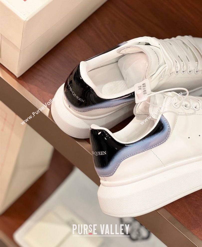 Alexander McQueen Oversized Women/Men Sneakers in Calf Leather 08 2024 (kaola-24030808)