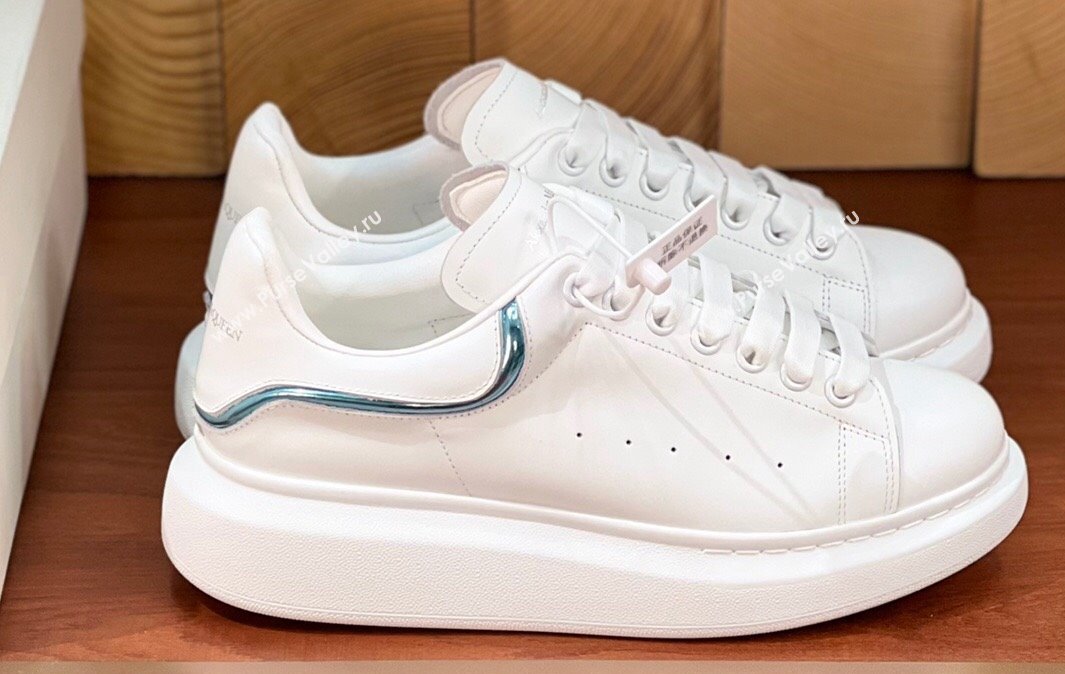 Alexander McQueen Oversized Women/Men Sneakers in Calf Leather 09 2024 (kaola-24030809)