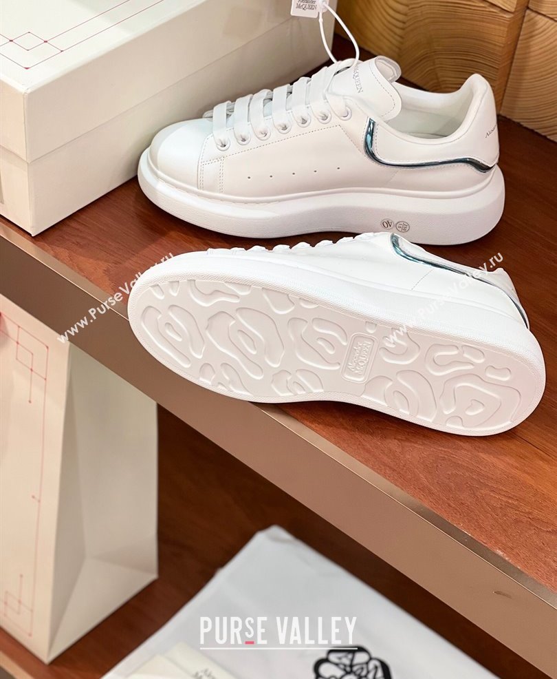 Alexander McQueen Oversized Women/Men Sneakers in Calf Leather 09 2024 (kaola-24030809)