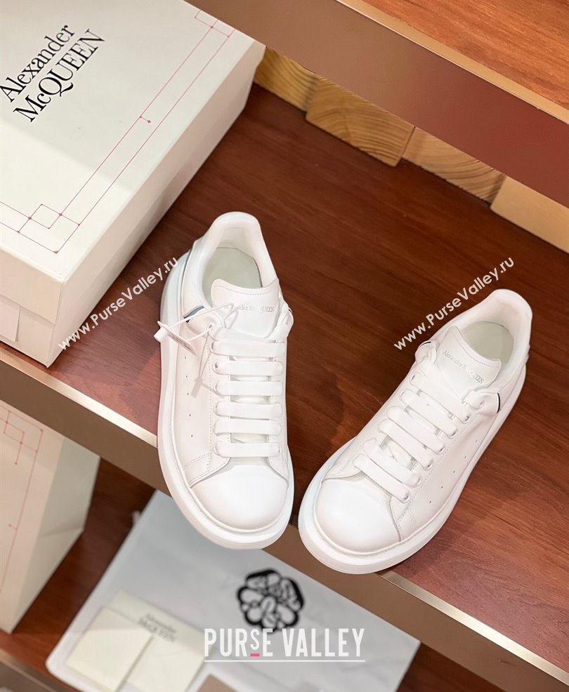 Alexander McQueen Oversized Women/Men Sneakers in Calf Leather 09 2024 (kaola-24030809)