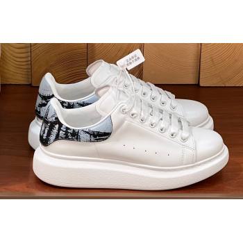 Alexander McQueen Oversized Women/Men Sneakers in Calf Leather 11 2024 (kaola-24030811)