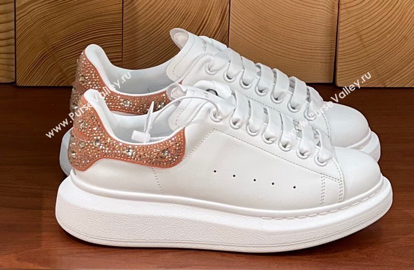 Alexander McQueen Oversized Women/Men Sneakers in Calf Leather 13 2024 (kaola-24030813)