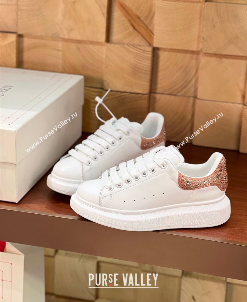 Alexander McQueen Oversized Women/Men Sneakers in Calf Leather 13 2024 (kaola-24030813)