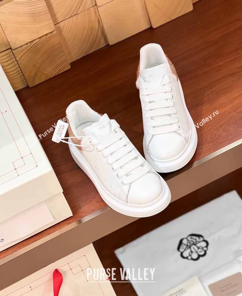 Alexander McQueen Oversized Women/Men Sneakers in Calf Leather 13 2024 (kaola-24030813)