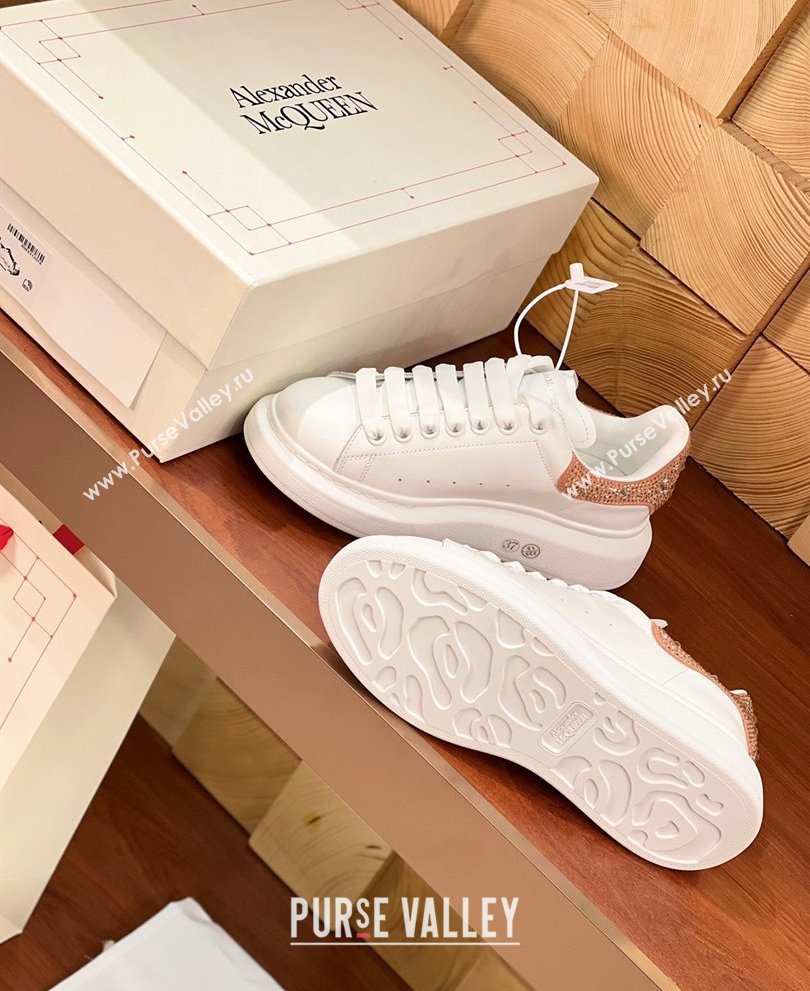 Alexander McQueen Oversized Women/Men Sneakers in Calf Leather 13 2024 (kaola-24030813)