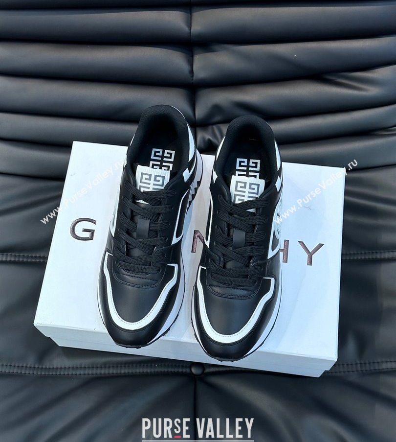 Givenchy Calfskin GIV 1 G4 Mens Sneakers Black 2024 (shouhe-24030905)