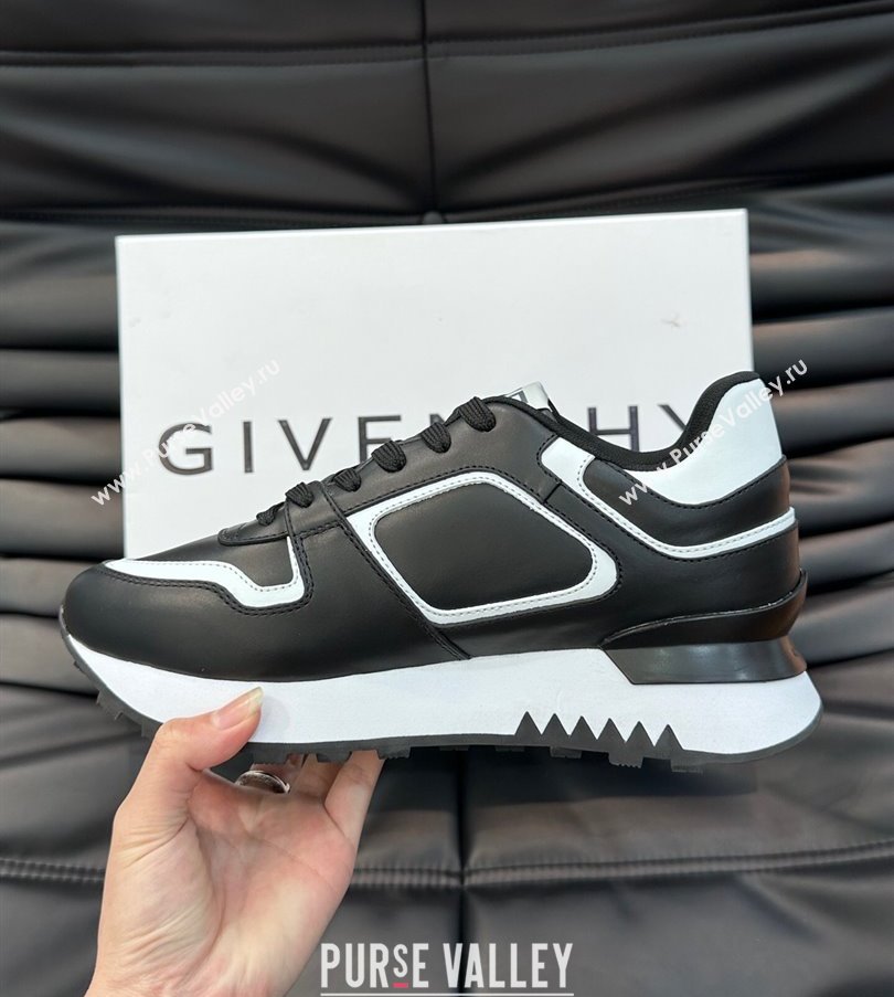 Givenchy Calfskin GIV 1 G4 Mens Sneakers Black 2024 (shouhe-24030905)