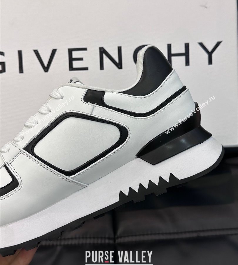 Givenchy Calfskin GIV 1 G4 Mens Sneakers White/Black 2024 (shouhe-24030906)