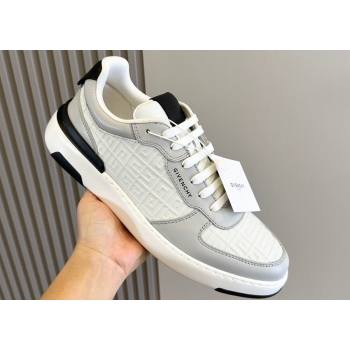 Givenchy Calfskin Wing G4 Mens Sneakers White/Gray 2024 (shouhe-24030904)