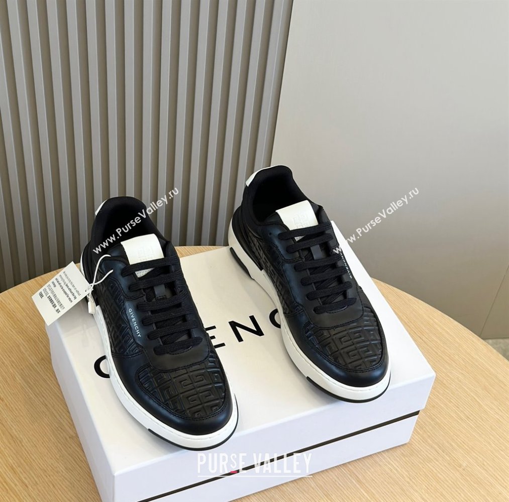 Givenchy Calfskin Wing G4 Mens Sneakers Black 2024 (shouhe-24030901)