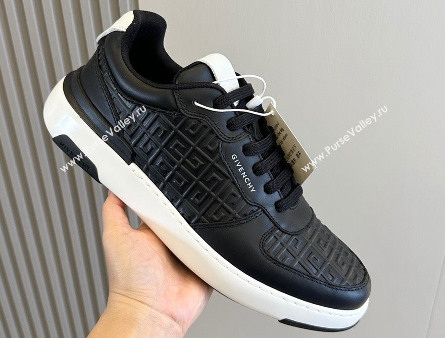 Givenchy Calfskin Wing G4 Mens Sneakers Black 2024 (shouhe-24030901)