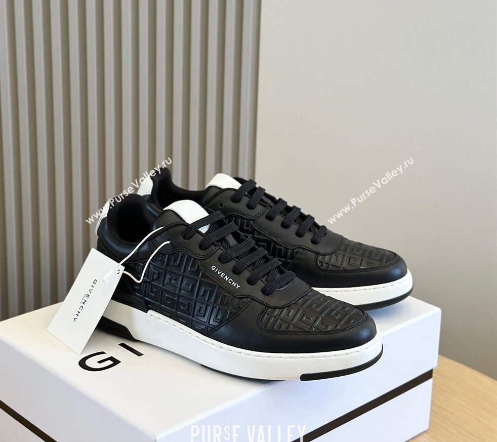 Givenchy Calfskin Wing G4 Mens Sneakers Black 2024 (shouhe-24030901)