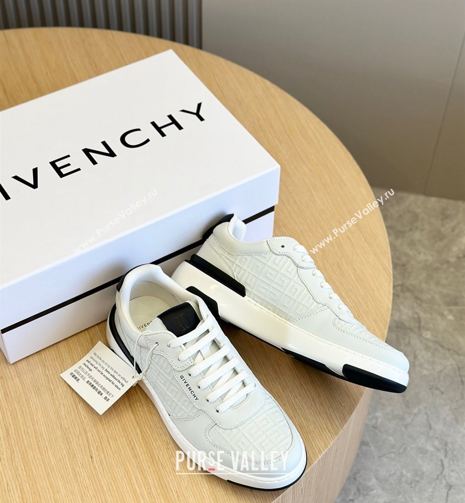 Givenchy Calfskin Wing G4 Mens Sneakers White 2024 (shouhe-24030902)