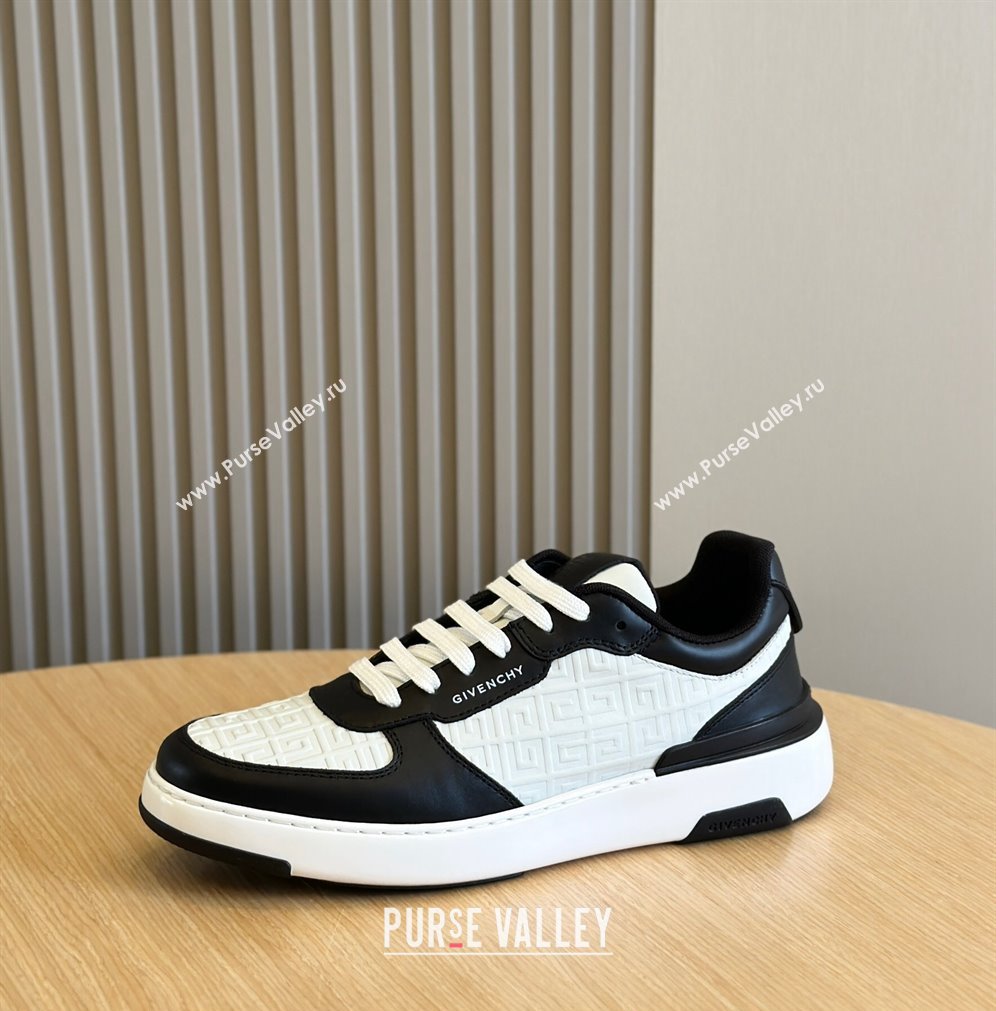 Givenchy Calfskin Wing G4 Mens Sneakers White/Black 2024 (shouhe-24030903)