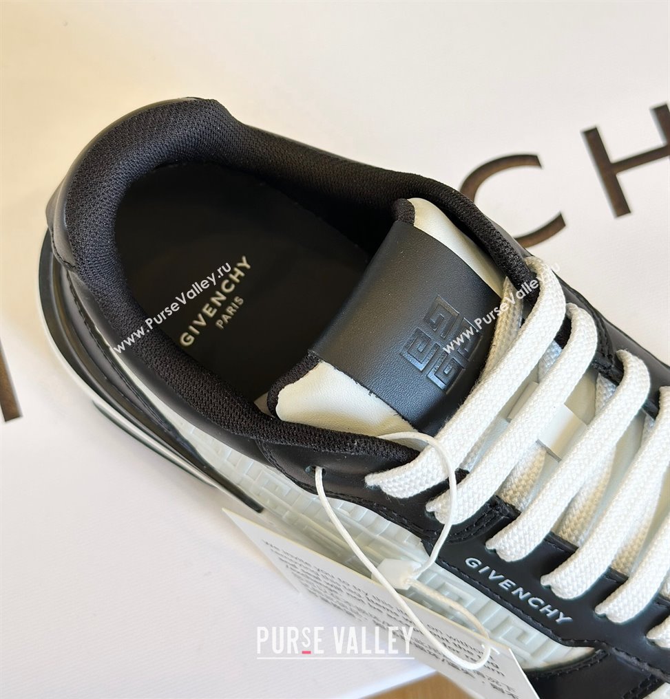 Givenchy Calfskin Wing G4 Mens Sneakers White/Black 2024 (shouhe-24030903)