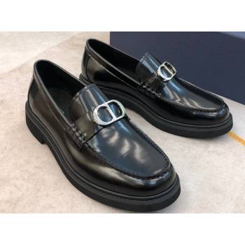 Dior Explorer Mens Loafers in Black Smooth Calfskin 2024 (shouhe-24030957)