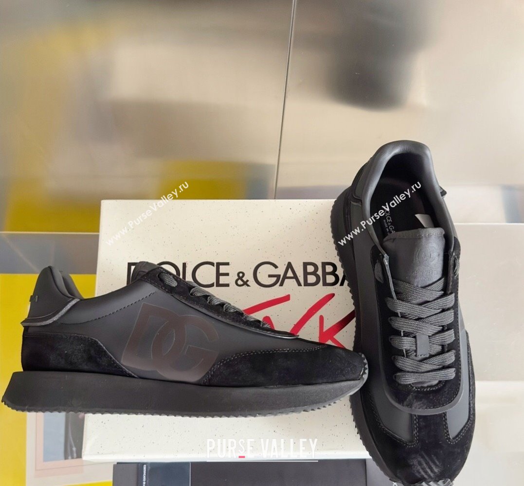 Dolce & Gabbana Calfskin Mens sneakers with DG logo print Top Quality 07 2024 (guoran-24031207)