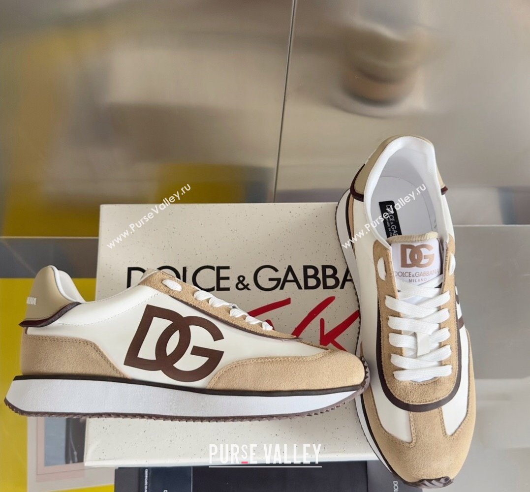 Dolce & Gabbana Calfskin Mens sneakers with DG logo print Top Quality 04 2024 (guoran-24031204)