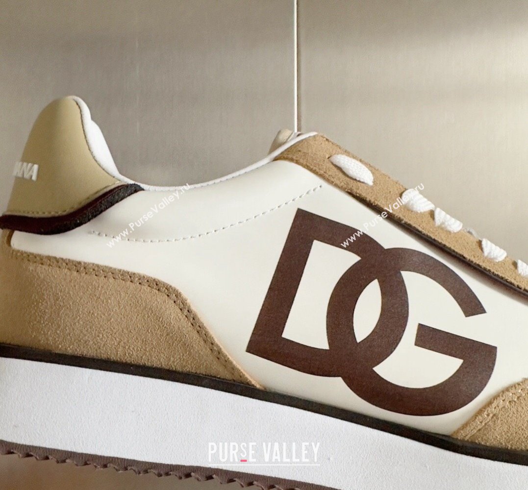 Dolce & Gabbana Calfskin Mens sneakers with DG logo print Top Quality 04 2024 (guoran-24031204)