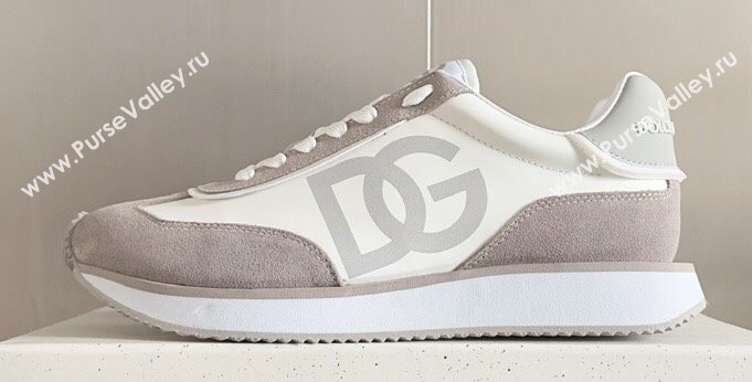 Dolce & Gabbana Calfskin Mens sneakers with DG logo print Top Quality 05 2024 (guoran-24031205)