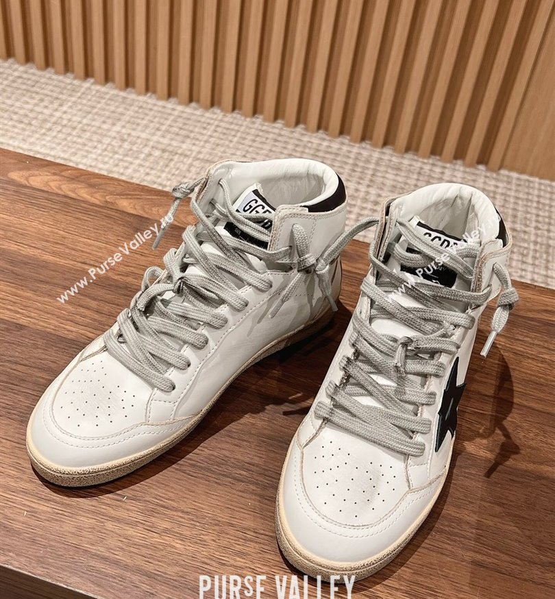 Golden Goose Deluxe Brand GGDB Sky-Star Women/Men Sneakers Beige/Black 2024 (SS-24031121)