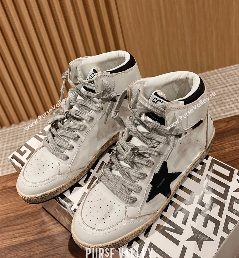 Golden Goose Deluxe Brand GGDB Sky-Star Women/Men Sneakers Beige/Black 2024 (SS-24031121)