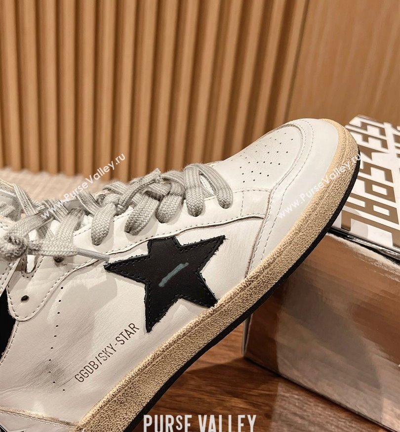 Golden Goose Deluxe Brand GGDB Sky-Star Women/Men Sneakers Beige/Black 2024 (SS-24031121)