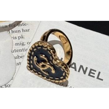 Chanel Gold Blue Metal Ring ABC745 2024 (YF-240318c32)