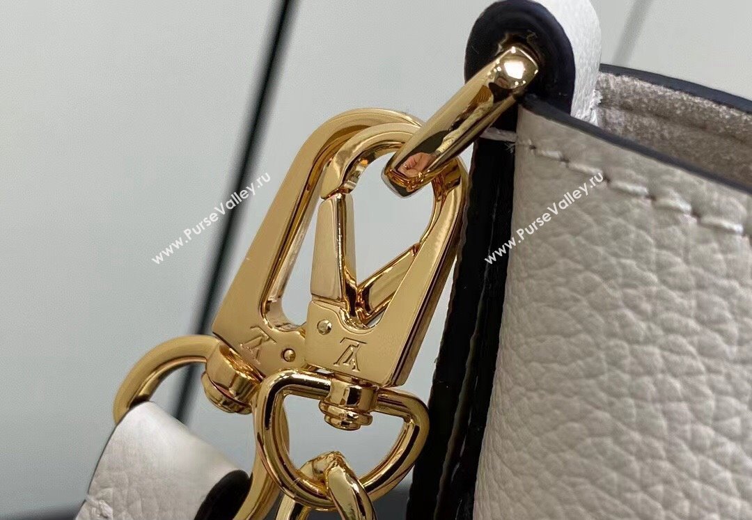 Louis Vuitton Grained calf leather Lock and Walk Bag M24638 Quartz 2024 (kiki-24031904)