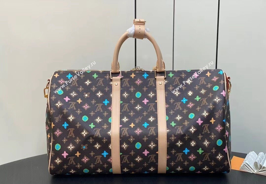 Louis Vuitton Monogram Craggy Keepall Bandoulière 50 Bag M24901 Brown 2024 (kiki-24031906)