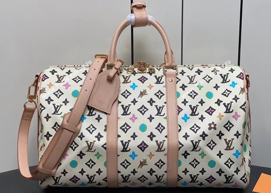 Louis Vuitton Monogram Craggy Keepall Bandoulière 50 Bag M24901 Creamy 2024 (kiki-24031907)