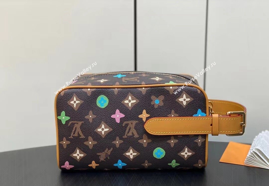 Louis Vuitton Monogram Craggy Locker Dopp Kit Bag M47069 2024 (kiki-24031911)