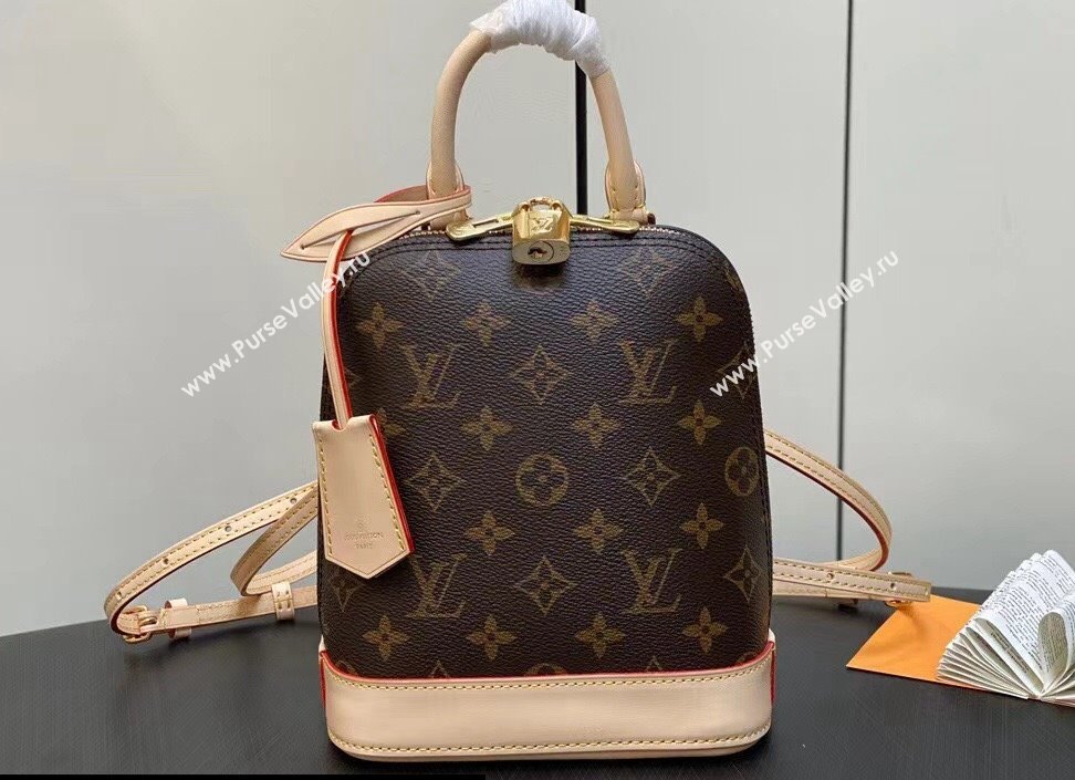 Louis Vuitton Monogram canvas Alma Backpack Bag M47132 2024 (kiki-24031916)