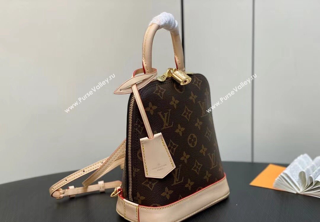 Louis Vuitton Monogram canvas Alma Backpack Bag M47132 2024 (kiki-24031916)