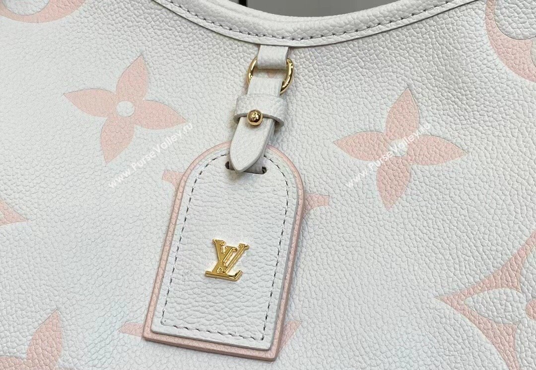 Louis Vuitton BICOLOR Monogram Empreinte CarryAll PM Bag M24141 Pink 2024 (kiki-24031917)