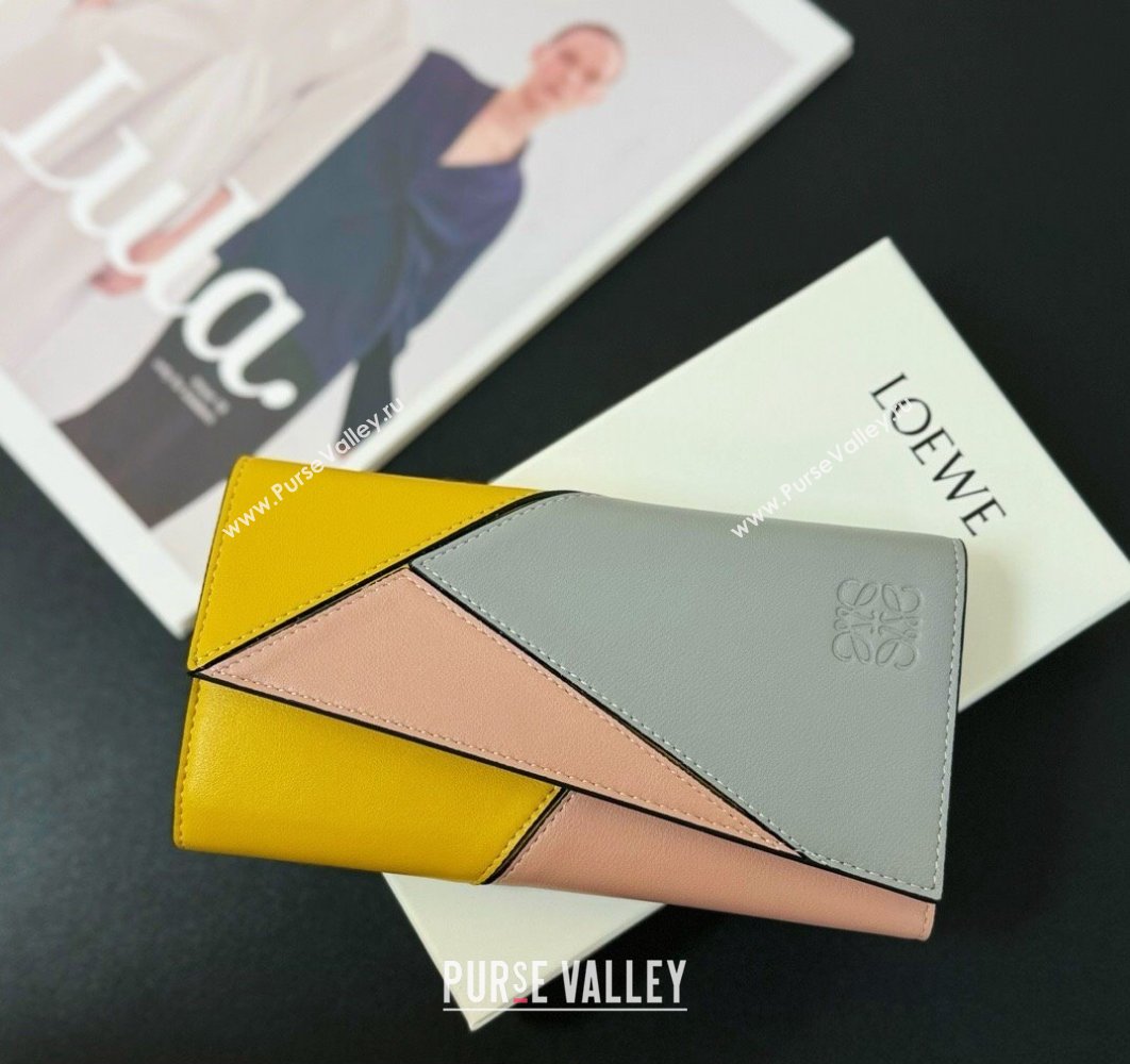 Loewe Puzzle long horizontal wallet in classic calfskin 02 (hongyun-24032012)