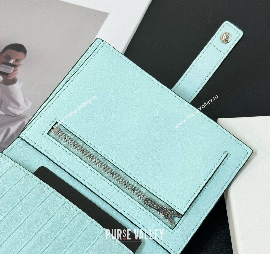 Loewe Medium vertical wallet in soft grained calfskin Creamy (hongyun-24032020)