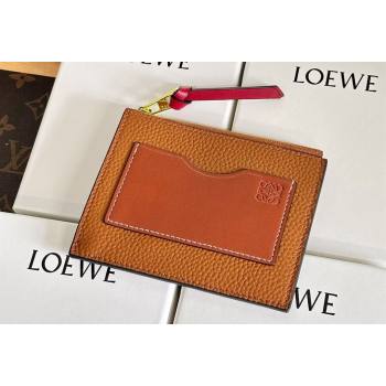 Loewe Large coin cardholder in soft grained calfskin Khaki (hongyun-24032024)