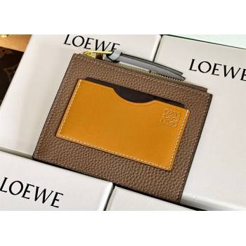 Loewe Large coin cardholder in soft grained calfskin Camel (hongyun-24032025)