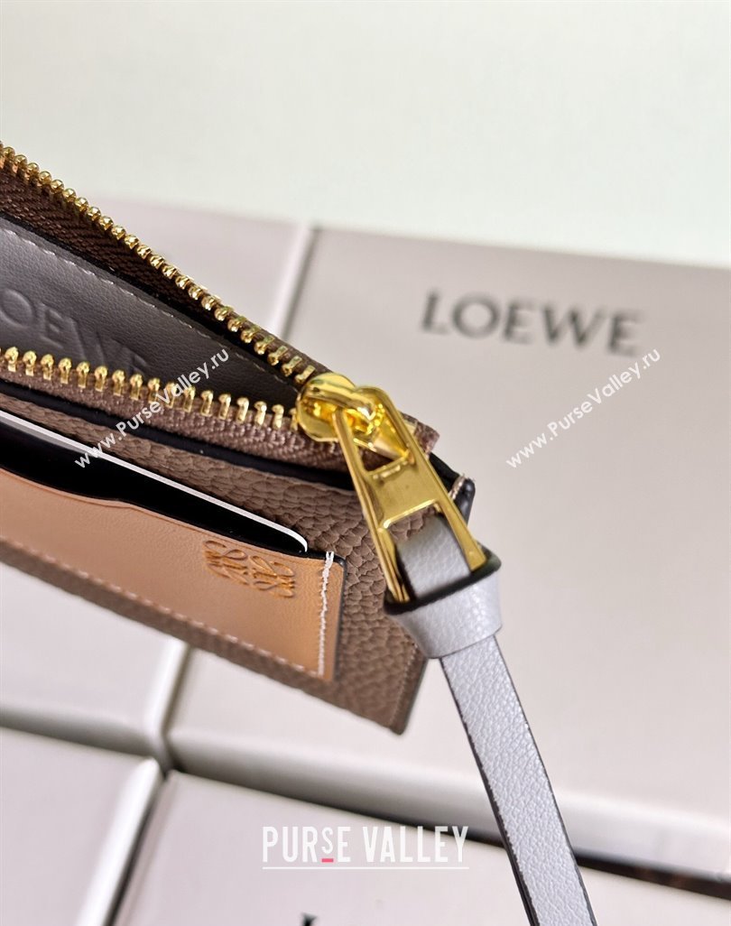 Loewe Large coin cardholder in soft grained calfskin Camel (hongyun-24032025)