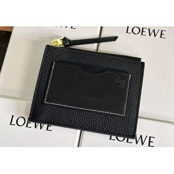 Loewe Large coin cardholder in soft grained calfskin Black (hongyun-24032023)