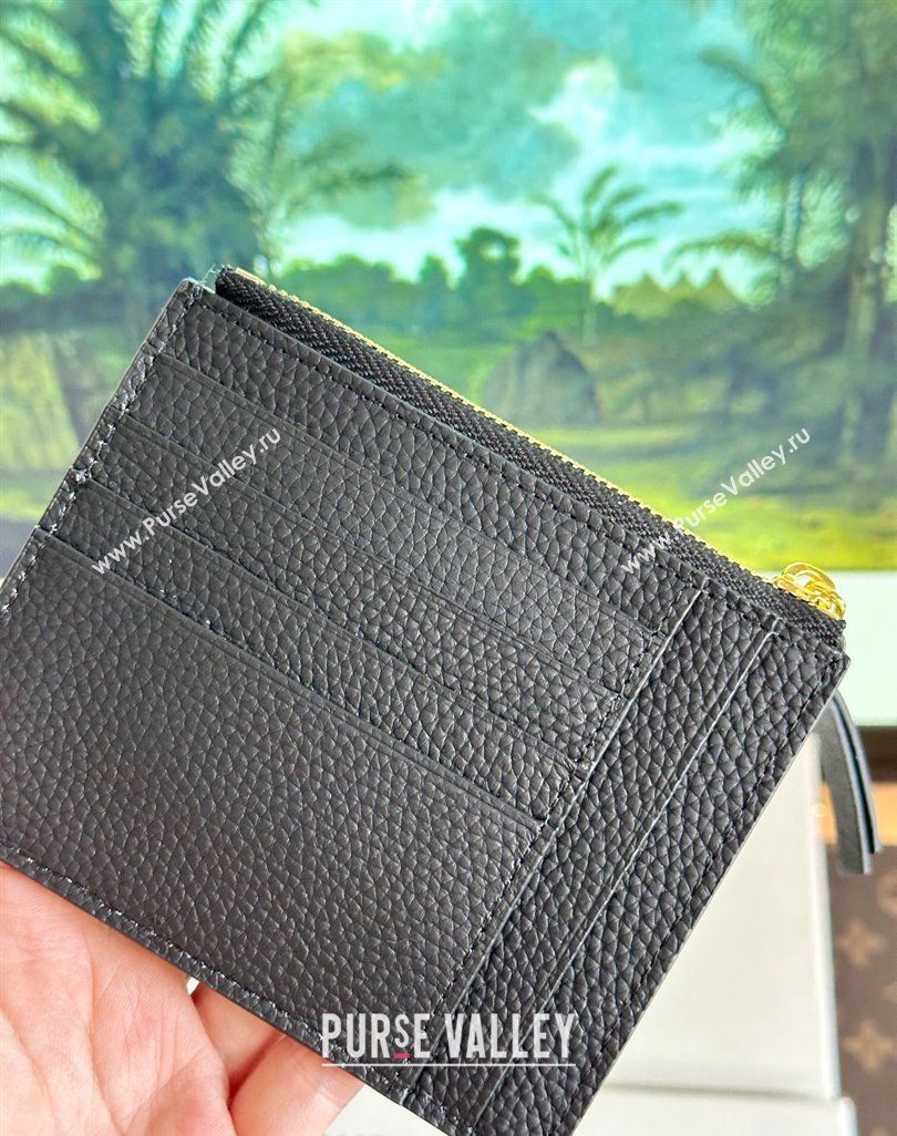 Loewe Large coin cardholder in soft grained calfskin Black (hongyun-24032023)