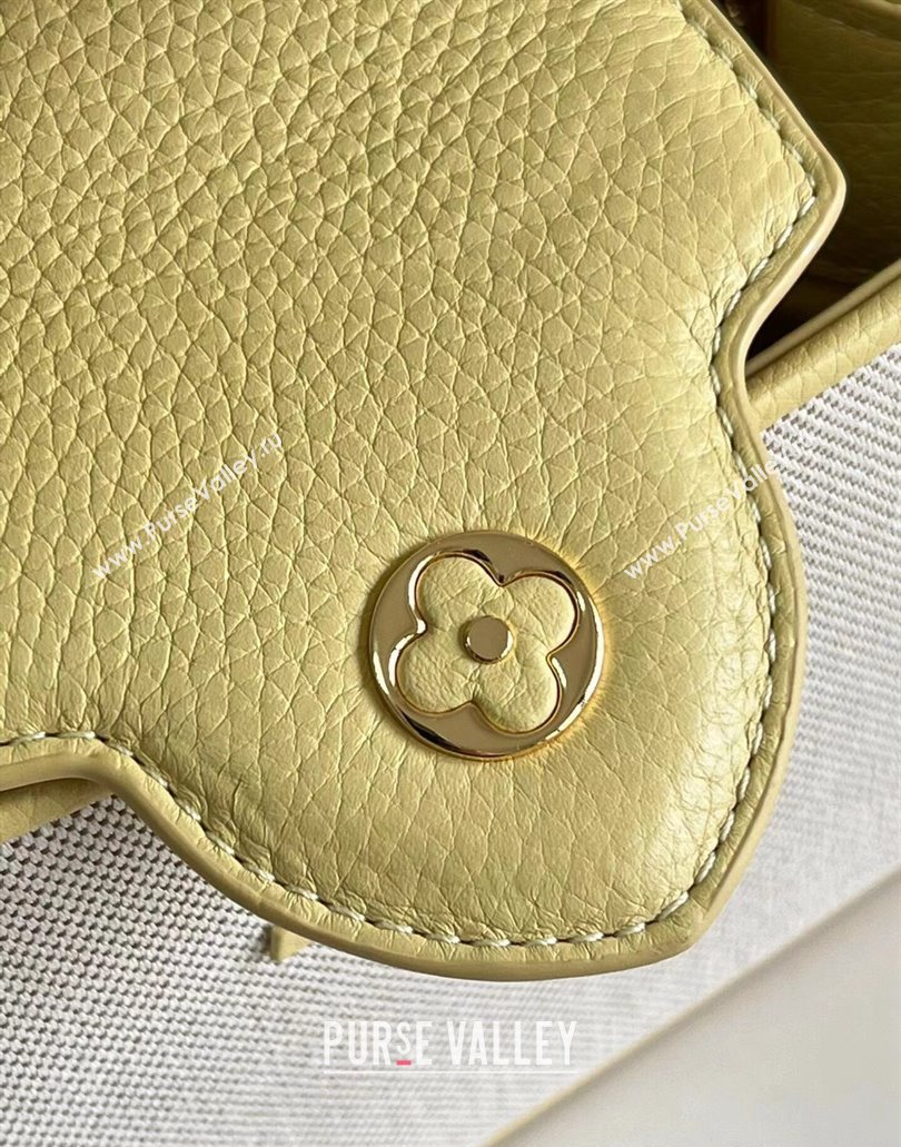 Louis Vuitton Taurillon leather and canvas Capucines Mini Bag Yellow (kiki-24031928)