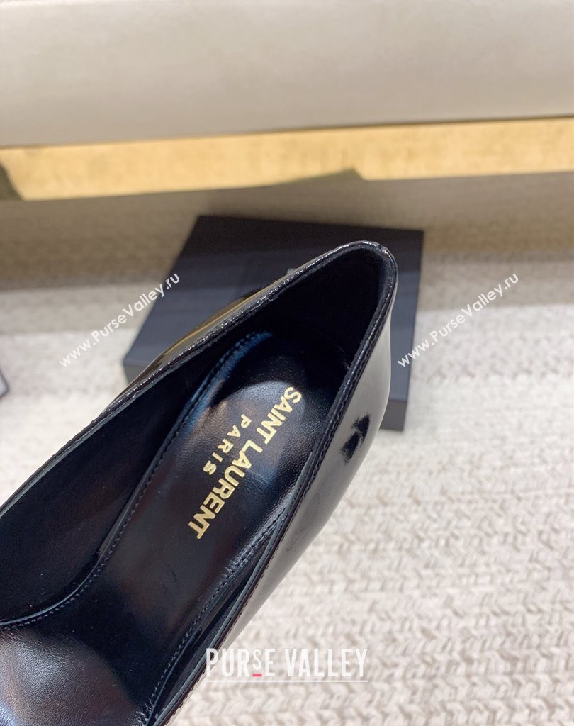 Saint Laurent Heel 10.5cm Opyum Pumps in patent leather 472011 So Black (modeng-24032207)