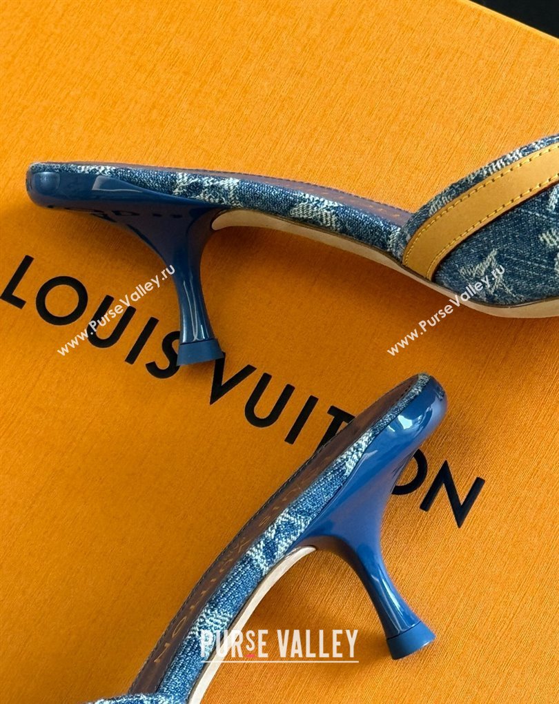 Louis Vuitton Monogram denim Neo Revival Mules New LV Remix 2024 (modeng-24032526)