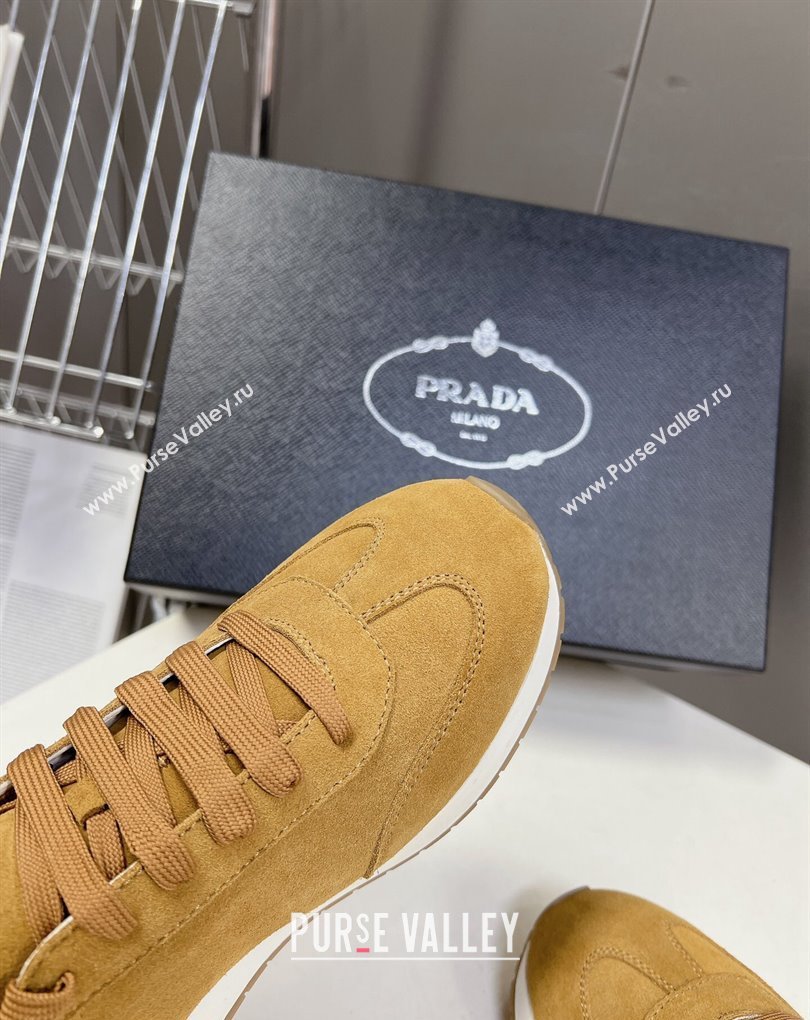 Prada leather Mens Sneakers with enameled triangle 05 2024 (modeng-240326a05)