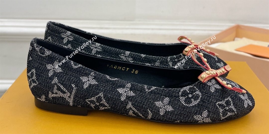 Louis Vuitton Monogram denim Nina Flat Ballerinas New LV Remix 02 2024 (modeng-24032522)